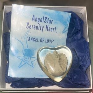 Angel Star Serenity Heart Angel of Love Figurine stone
